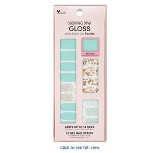 Dashing Diva Gloss Ultra Shine Gel Palette - Mint and Silver
